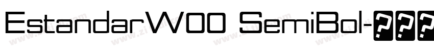 EstandarW00 SemiBol字体转换